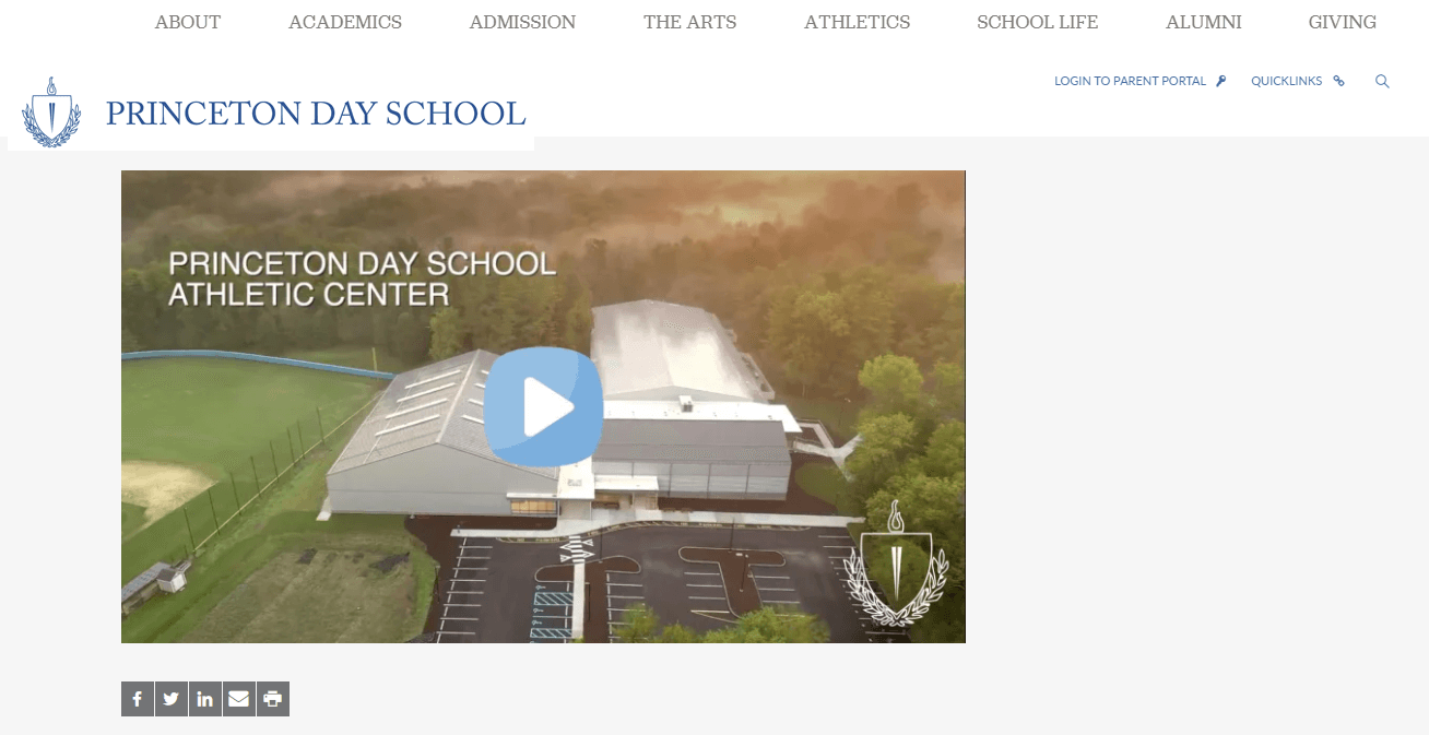 Introducing The Princeton Day School Athletic Center ARC